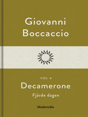 cover image of Decamerone vol 4, fjärde dagen
